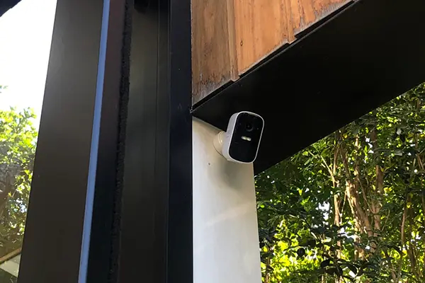 Home security camera installed in Clayfield by Smarter Homes Australia