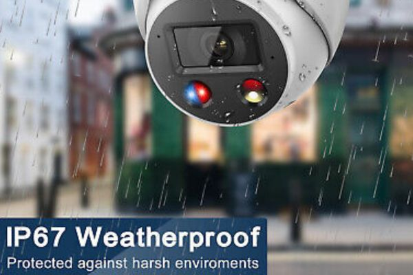 CCTV cameras are weatherproof and can withstand harsh outdoor conditions