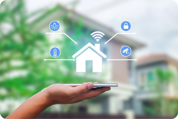smart home automation where all the devices for your home are connected like the lights, aircon and security. Installed by smarter homes australia