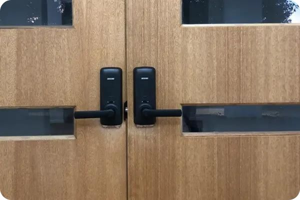 a digital door lock installed by smarter homes australia enhances security to your home in brisbane