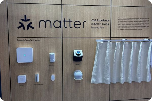 matter protocol display at ces 2024 which smarter homes australia attended