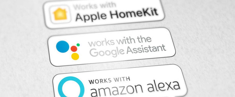 amazon alexa, apple homekit and google assistant are smart home assistants that can be set up by smarter homes australia