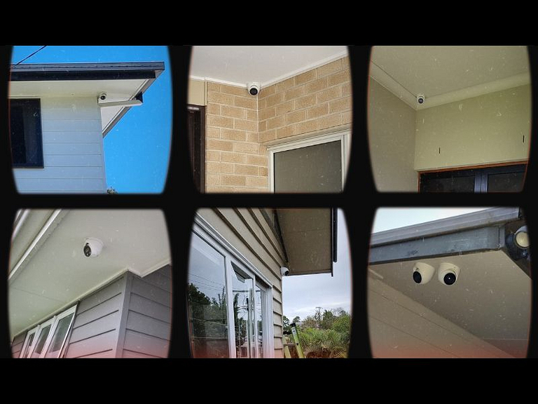 A gallery of CCTV security camera installations done by smarter homes australia in brisbane