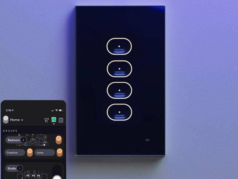 Smart switch installed by smarter homes australia